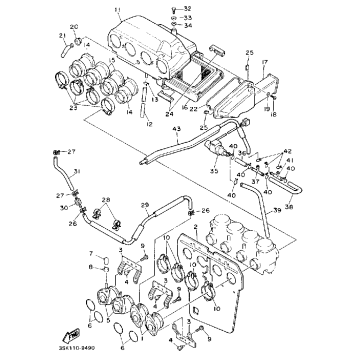 AIR FILTER CALIFORNIA MODEL ONLY