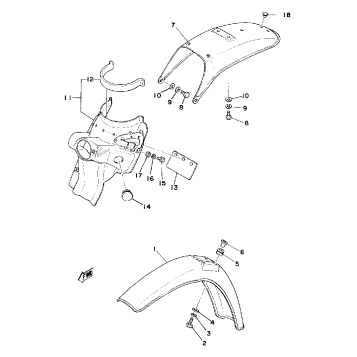 FRONT FENDER-REAR FENDER