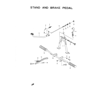 STAND - BRAKE PEDAL