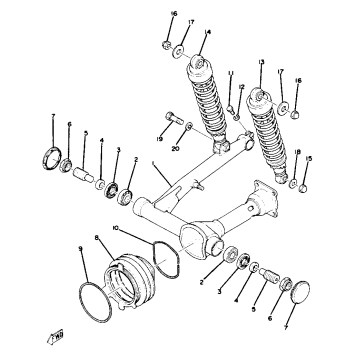 REAR ARM - REAR CUSHION