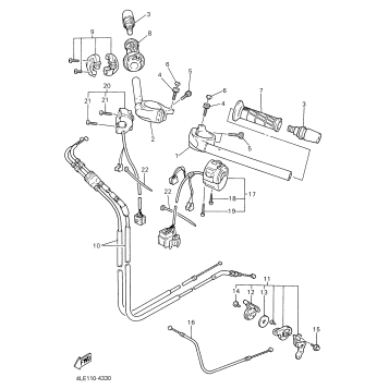 STEERING HANDLE CABLE