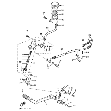 REAR MASTER CYLINDER