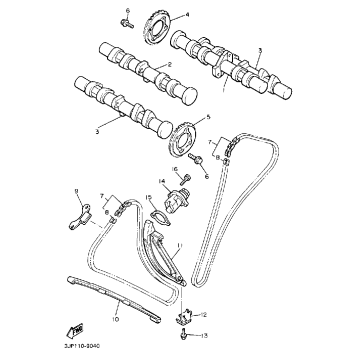 CAMSHAFT CHAIN CALIFORNIA MODEL ONLY