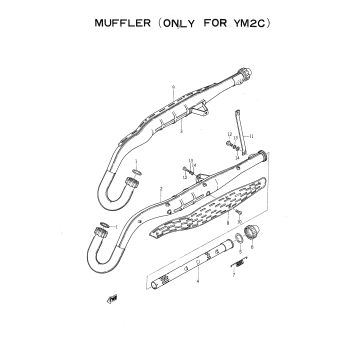 MUFFLER YM2C