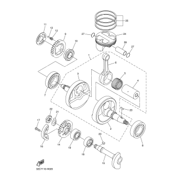 CRANKSHAFT PISTON