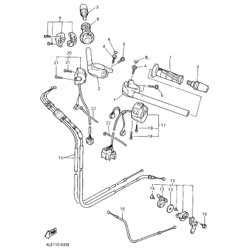 STEERING HANDLE CABLE