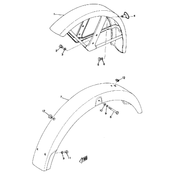 FRONT FENDER - REAR FENDER