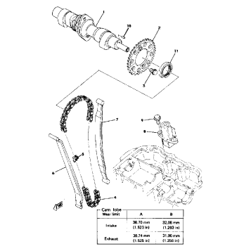 CAMSHAFT - CHAIN TENSIONER