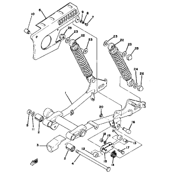 REAR ARM - SUSPENSION LB50PG - PH - PJ
