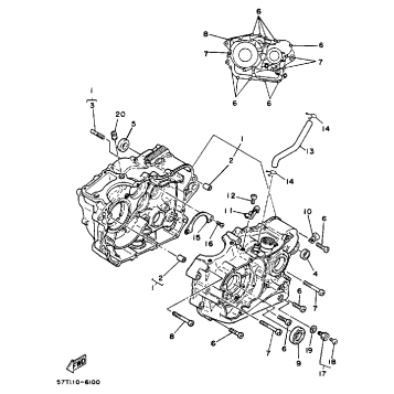 CRANKCASE (NON-CALIFORNIA MODEL)