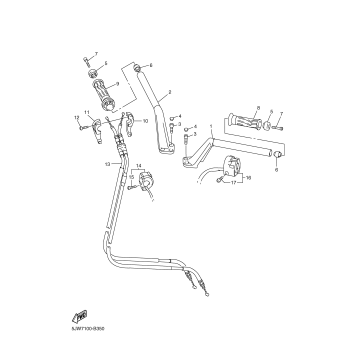 STEERING HANDLE CABLE