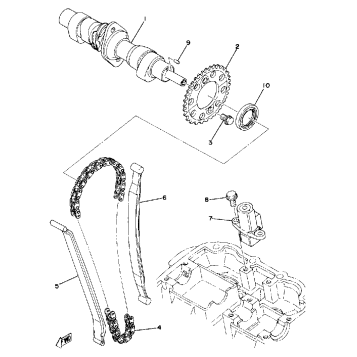 CAMSHAFT - CHAIN TENSIONER