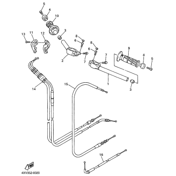 STEERING HANDLE CABLE
