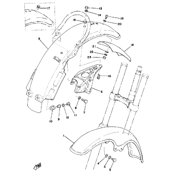 FRONT FENDER - REAR FENDER