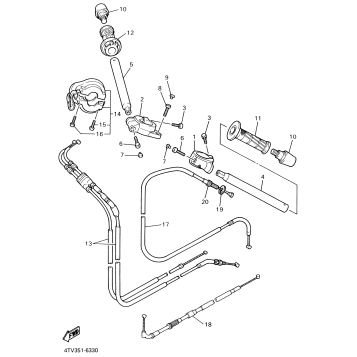STEERING HANDLE CABLE