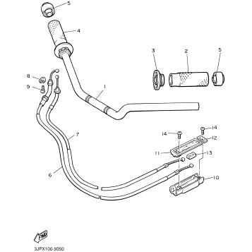STEERING HANDLE CABLE