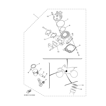 4 PISTON REBUILT KIT