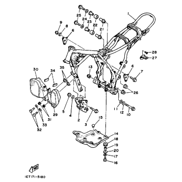 FRAME (NON-CALIFORNIA MODEL)