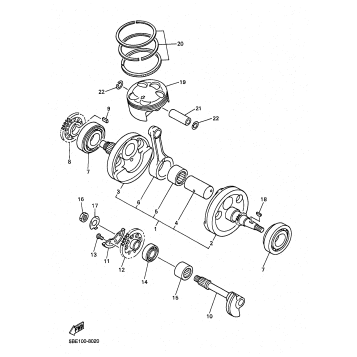 CRANKSHAFT PISTON
