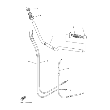 STEERING HANDLE CABLE