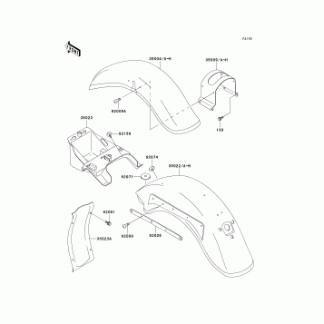 Fenders(VN800-B1/B2/B3)