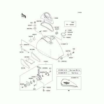 Fuel Tank(4/4)(VN800-B3)