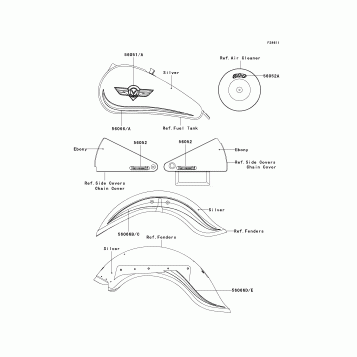 Decals(M.P.Silver)(VN800-B9)(CN)