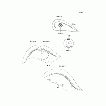Decals(Blue)(VN800-C2)