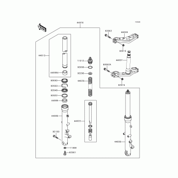 Front Fork(ZG1000-A10-A13)