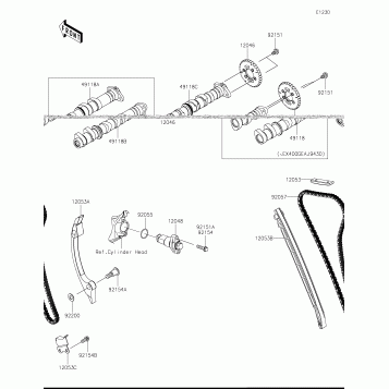 Camshaft(s)/Tensioner