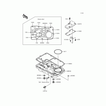 Breather Cover/Oil Pan