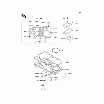 Breather Cover/Oil Pan