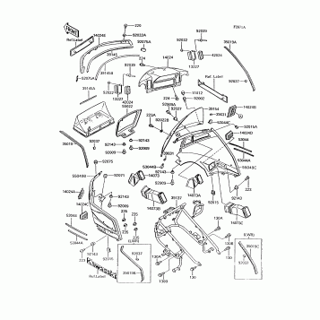Cowling(ZG1200-B8/B9)