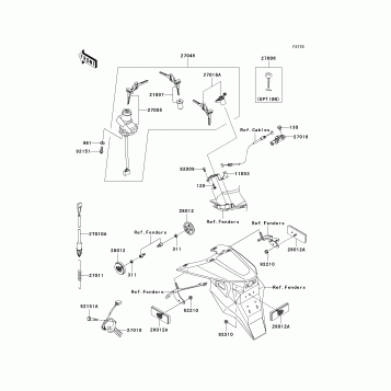 Ignition Switch/Locks/Reflectors(A1/A2)