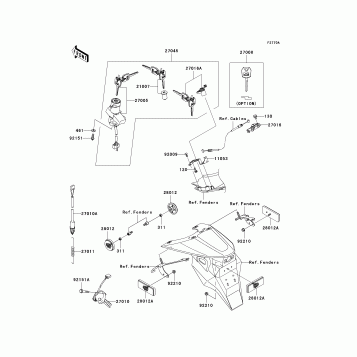 Ignition Switch/Locks/Reflectors(A3)