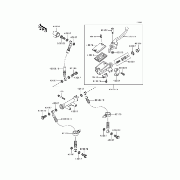 Front Master Cylinder(ZR550-B1/B2)