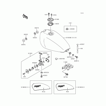 Fuel Tank(ZR550-B1/B2)