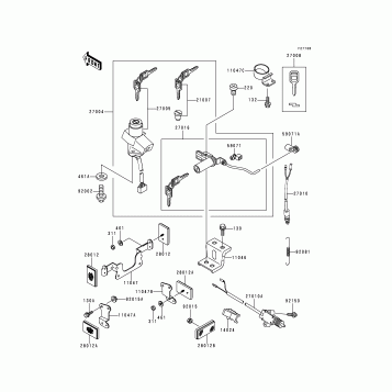 Ignition Switch(ZR550-B3/B4)