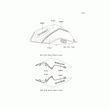 Decals(Green/Black)(L9F)