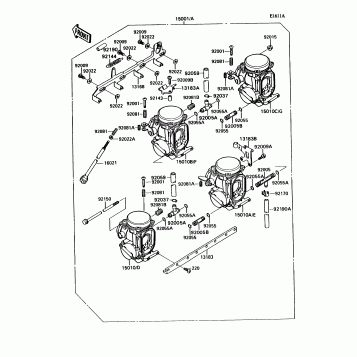 Carburetor(ZXT10CE015043&NAMI.)