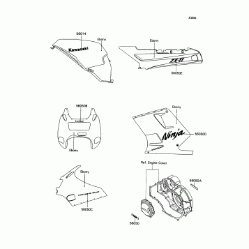 Decal(Ebony)(ZX1100-C1)