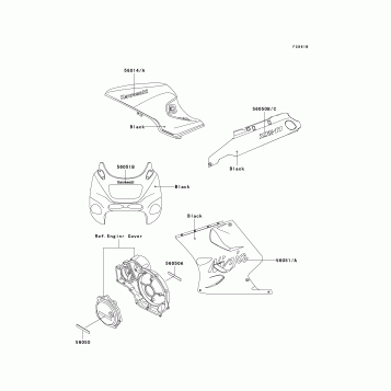 Decals(Black)(ZX1100-D2)