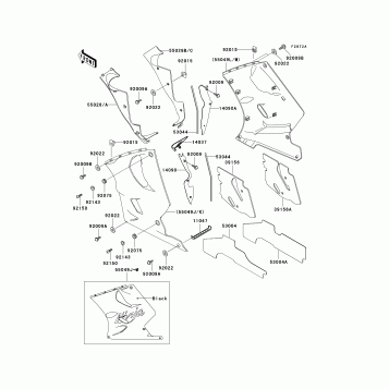 Cowling Lowers(ZX1100-D2)
