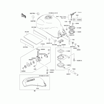 Fuel Tank(ZX1100-E1)
