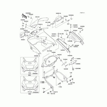 Cowling (ZX1100-E2/E3)