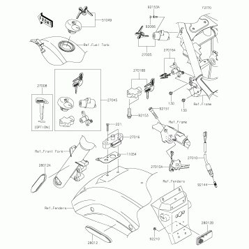 Ignition Switch/Locks/Reflectors