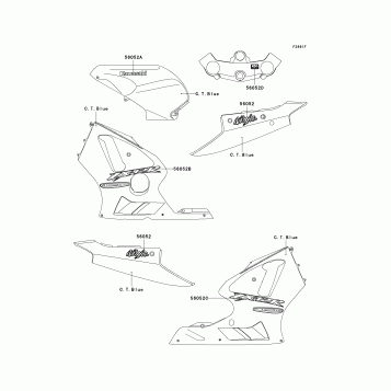 Decals(C.T.Blue)(B3)
