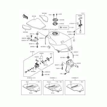 Fuel Tank(ZX600-D2/D3)