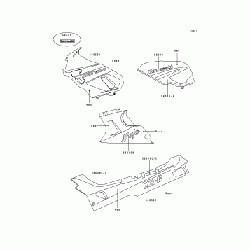 Decal(Resd/Rose)(ZX600-D2)