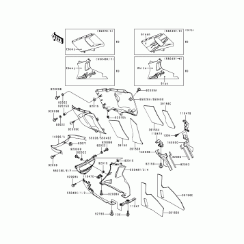 Cowling Lowers(ZX600-E2)